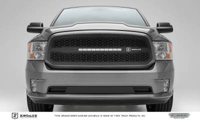 2016 Ram 1500 2017 2018 Ram 1500 Main Grille Including 1 20 Inch Zroadz Led Straight Single Row Slim Light Bar Z314581