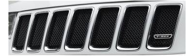 T-REX Grilles - 2014-2015 Jeep Grand Cherokee Sport Grille, Black, 1 Pc, Bolt-On - Part # 46488 - Image 2