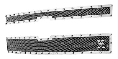 T-REX Grilles - 2014-2015 Silverado 1500 Z71 X-Metal Grille, Polished, 2 Pc, Overlay, Chrome Studs - Part # 6711200 - Image 4