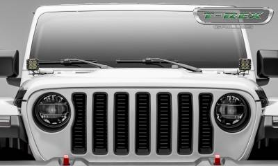 T-REX Grilles - Jeep Gladiator, JL Billet Grille, Black, 1 Pc, Insert, without Forward Facing Camera - Part # 6204931 - Image 2