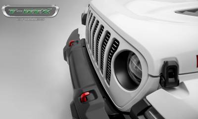 T-REX Grilles - 2018-2023 Jeep Gladiator, JL Billet Grille, Brushed, 1 Pc, Insert,without Forward Facing Camera - Part # 6204933 - Image 7
