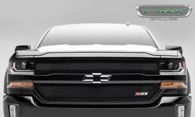 T-REX Grilles - 2016-2018 Chevrolet Silverado 1500 Z71 Upper Class Series, Powder Coated Black, 2 Pc Main Grille Insert - Fits Z71 Only - Pt # 51124 - Image 3