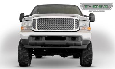 T-REX Grilles - 1999-2004 Excursion, Harley, 99-04 Super Duty Assembly Grille, Polished, 1 Pc, Replacement - Part # 50571 - Image 1