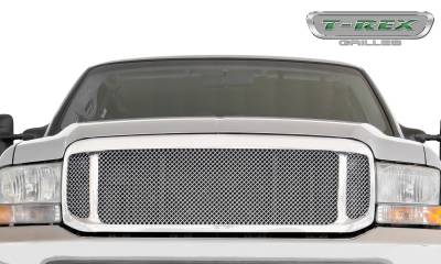 T-REX Grilles - 1999-2004 Excursion, Harley, 99-04 Super Duty Assembly Grille, Polished, 1 Pc, Replacement - Part # 50571 - Image 2