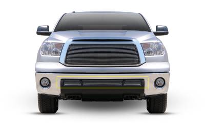 2010-2013 Tundra Billet Bumper Grille, Polished, 3 Pc, Overlay - PN #25961