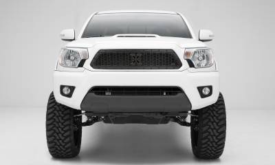 2012-2015 Tacoma Stealth Laser X Grille, Black, 1 Pc, Insert, Black Studs - Part # 7719381-BR