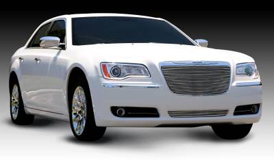 2010-2014 Chrysler 300 Billet Grille, Polished, 1 Pc, Insert - Part # 20433