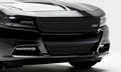 T-REX Grilles - 2015-2022 Charger Upper Class Grille, Black, 1 Pc, Overlay - Part # 51480 - Image 4