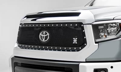 T-REX Grilles - 2018-2021 Tundra X-Metal Grille, Black, 1 Pc, Replacement, Chrome Studs, Does Not Fit Vehicles with Camera - Part # 6719661 - Image 2