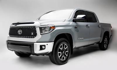T-REX Grilles - 2018-2021 Tundra X-Metal Grille, Black, 1 Pc, Replacement, Chrome Studs, Does Not Fit Vehicles with Camera - Part # 6719661 - Image 3