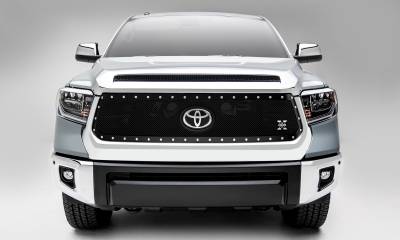 T-REX Grilles - 2018-2021 Tundra X-Metal Grille, Black, 1 Pc, Replacement, Chrome Studs, Does Not Fit Vehicles with Camera - Part # 6719661 - Image 4