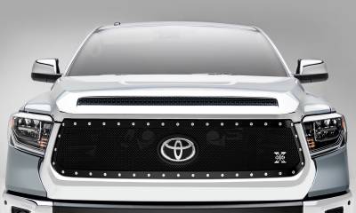 T-REX Grilles - 2018-2021 Tundra X-Metal Grille, Black, 1 Pc, Replacement, Chrome Studs, Does Not Fit Vehicles with Camera - Part # 6719661 - Image 5