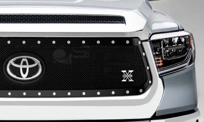T-REX Grilles - 2018-2021 Tundra X-Metal Grille, Black, 1 Pc, Replacement, Chrome Studs, Does Not Fit Vehicles with Camera - PN #6719661 - Image 6