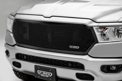 2019-2021 Ram 1500 Laramie, Lone Star, Big Horn, Tradesman Upper Class Series Mesh Grille, Black, 1 Pc, Replacement, Does Not Fit Vehicles with Camera - PN #51465