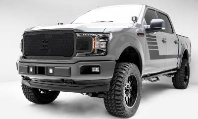 T-REX Grilles - 2018-2020 F-150 Stealth X-Metal Grille, Black, 1 Pc, Replacement, Black Studs, Does Not Fit Vehicles with Camera - Part # 6715711-BR - Image 5