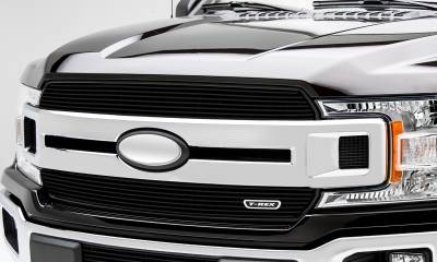 T-REX Grilles - 2018-2020 F-150 XLT, Lariat Billet Grille, Black, 2 Pc, Insert, Does Not Fit Vehicles with Camera - PN #20571B - Image 6