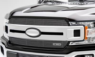 T-REX Grilles - 2018-2020 F-150 XLT, Lariat Billet Grille, Polished, 2 Pc, Insert, Does Not Fit Vehicles with Camera - Part # 20571 - Image 6
