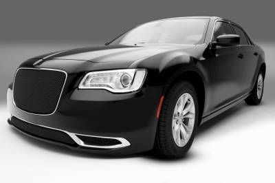 T-REX Grilles - 2015-2018 Chrysler 300 Sport Bumper Grille, Black, 1 Pc, Overlay, Only fits models without adaptive cruise control - Part # 47436 - Image 3