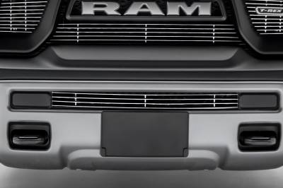 2015-2018 Ram 1500 Rebel Billet Bumper Grille, Polished, 1 Pc, Insert - PN #254641