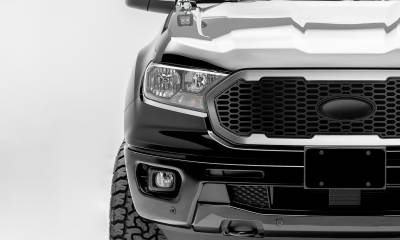 T-REX Grilles - 2019-2021 Ford Ranger Laser X Grille, No Studs, 1 Pc, Replacement with Trim, must reuse factory logo - Part # 6315823 - Image 2