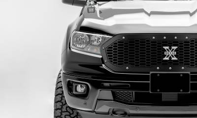 T-REX Grilles - 2019-2021 Ford Ranger Laser X Grille, Chrome Studs, 1 Pc, Replacement - Part # 6315821 - Image 2