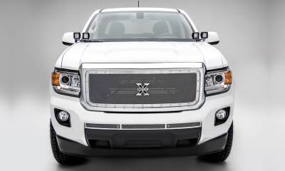 T-REX Grilles - 2015-2020 GMC Canyon X-Metal Grille, Polished, 1 Pc, Insert, Chrome Studs - Part # 6713710 - Image 4