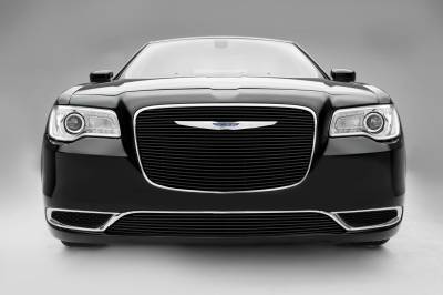 2015-2018 Chrysler 300 Billet Grille, Black, 1 Pc, Overlay - Part # 21436B
