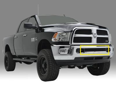 2013-2018 Ram 2500, 3500 Sport Bumper Grille, Black, 1 Pc, Replacement - PN #47452