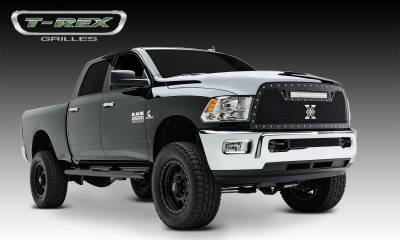 T-REX Grilles - 2013-2018 Ram 2500, 3500 Torch Grille, Black, 1 Pc, Replacement, Chrome Studs, Incl. (1) 20" LED - PN #6314521 - Image 3