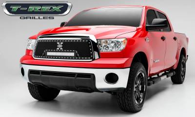 T-REX Grilles - 2010-2013 Tundra Torch Grille, Black, 1 Pc, Insert, Chrome Studs with (1) 20" LED - Part # 6319631 - Image 2