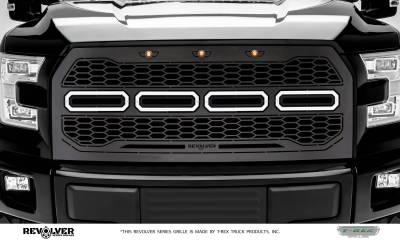 T-REX Grilles - 2015-2017 F-150 Revolver Grille, Black, 1 Pc, Replacement, Does Not Fit Vehicles with Camera - Part # 6515751 - Image 2