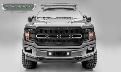 T-REX Grilles - 2018-2020 F-150 Revolver Grille, Black, 1 Pc, Replacement, Does Not Fit Vehicles with Camera - Part # 6515851 - Image 1