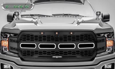 T-REX Grilles - 2018-2020 F-150 Revolver Grille, Black, 1 Pc, Replacement, Does Not Fit Vehicles with Camera - Part # 6515851 - Image 2