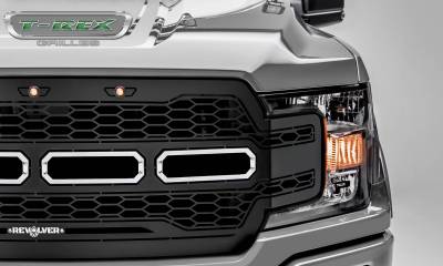 T-REX Grilles - 2018-2020 F-150 Revolver Grille, Black, 1 Pc, Replacement, Does Not Fit Vehicles with Camera - Part # 6515851 - Image 3