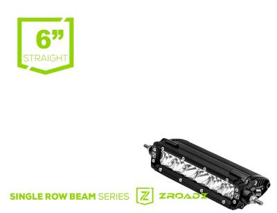 ZROADZ OFF ROAD PRODUCTS - 6 Inch LED Straight Single Row Slim Light Bar - PN #Z30S1-6-P7EJ - Image 2