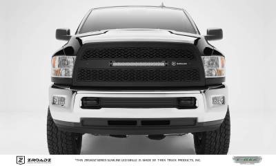 T-REX Grilles - 2013-2018 Ram 2500, 3500 ZROADZ Grille, Black, 1 Pc, Replacement with (1) 20" LED - PN #Z314521 - Image 1