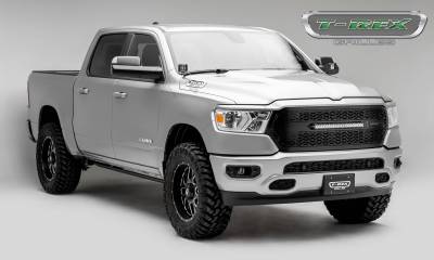 T-REX Grilles - 2019-2022 Ram 1500 Laramie, Lone Star, Big Horn, Tradesman ZROADZ Grille, Black, 1 Pc, Replacement, Incl. (1) 20 LED - Part # Z314651  -
Special Order - 4 weeks lead time - Image 7