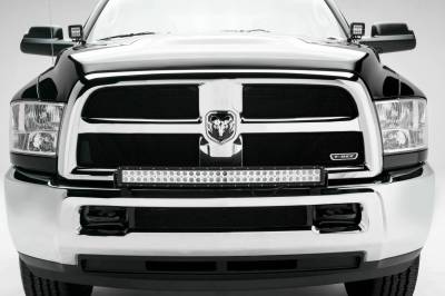 ZROADZ OFF ROAD PRODUCTS - 2010-2018 Ram 2500, 3500 Front Bumper Top LED Bracket to mount (1) 30 Inch LED Light Bar - Part # Z324522 - Image 1