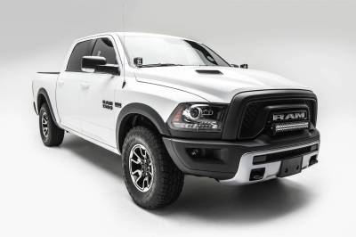 ZROADZ OFF ROAD PRODUCTS - 2015-2018 Ram Rebel Front Bumper Top LED Kit with (1) 20 Inch LED Straight Double Row Light Bar - PN #Z324552-KIT - Image 4