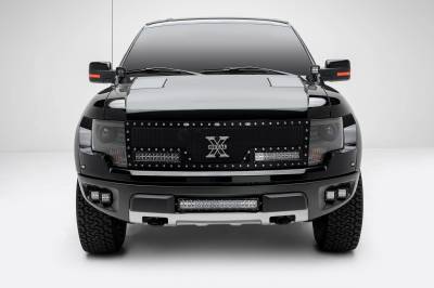 ZROADZ OFF ROAD PRODUCTS - 2010-2014 Ford F-150 Raptor Front Bumper Center LED Kit with (1) 20 Inch LED Straight Double Row Light Bar - PN #Z325661-KIT - Image 3
