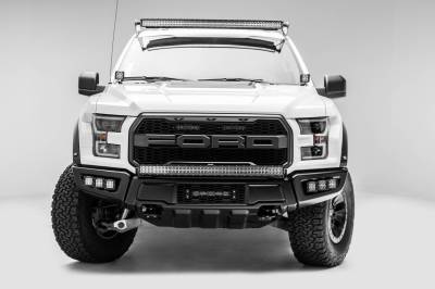 ZROADZ OFF ROAD PRODUCTS - 2017-2020 Ford F-150 Raptor Front Bumper Top LED Kit with 40 Inch LED Curved Double Row Light Bar - Part # Z325662-KIT - Image 6