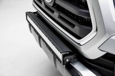 ZROADZ OFF ROAD PRODUCTS - 2018-2022 Toyota Tacoma Front Bumper Center LED Kit with (1) 30 Inch LED Straight Double Row Light Bar - PN #Z329511-KIT-D - Image 3