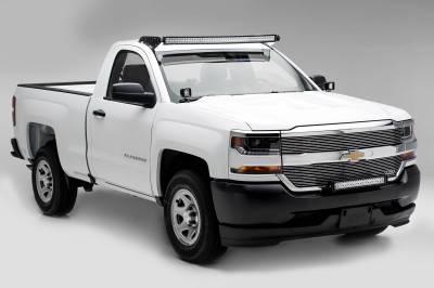ZROADZ OFF ROAD PRODUCTS - Silverado, Sierra Front Roof LED Kit with (1) 50 Inch LED Curved Double Row Light Bar - PN #Z332281-KIT-C - Image 3