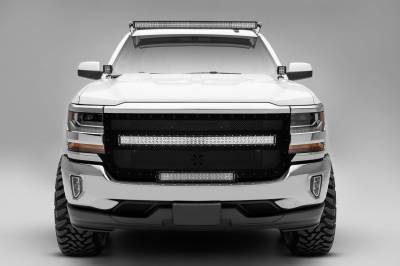 ZROADZ OFF ROAD PRODUCTS - Silverado, Sierra Front Roof LED Kit with (1) 50 Inch LED Curved Double Row Light Bar - PN #Z332281-KIT-C - Image 5