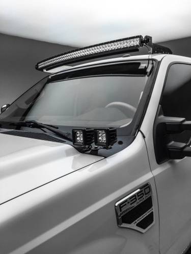 ZROADZ OFF ROAD PRODUCTS - 1999-2016 Ford Super Duty Front Roof LED Bracket to mount (1) 52 Inch Curved LED Light Bar - Part # Z335461 - Image 3