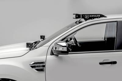 2015-2018 Ford Ranger T6 Front Roof LED Bracket to mount (1) 40 Inch Curved LED Light Bar - PN #Z335761