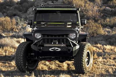 ZROADZ OFF ROAD PRODUCTS - 2007-2018 Jeep JK Hood Hinge LED Kit with (1) 20 Inch and (2) 6 Inch LED Single Row Slim Light Bars - Part # Z344813-KIT - Image 9