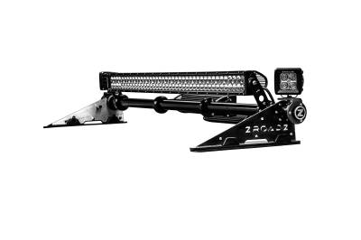 ZROADZ OFF ROAD PRODUCTS - Jeep JK, JL Modular Rack LED Kit with (1) 40 Inch (1) 20 Inch Straight Double Row Light Bars, (2) 3 Inch LED Pod Lights - Part # Z350050-JK-KIT-B - Image 10