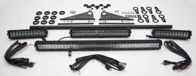 ZROADZ OFF ROAD PRODUCTS - 1999-2022 Modular Rack LED Kit with (1) 40 Inch (1) 20 Inch, (2) 12 Inch LED Straight Double Row Light Bars - Part # Z350050-KIT-C - Image 3