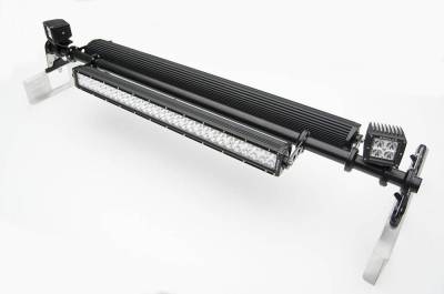ZROADZ OFF ROAD PRODUCTS - Modular Rack LED Kit with (1) 40 Inch (1) 30 Inch Straight Double Row Light Bars, (2) 3 Inch LED Pod Lights - Part # Z350050-KIT-E - Image 4